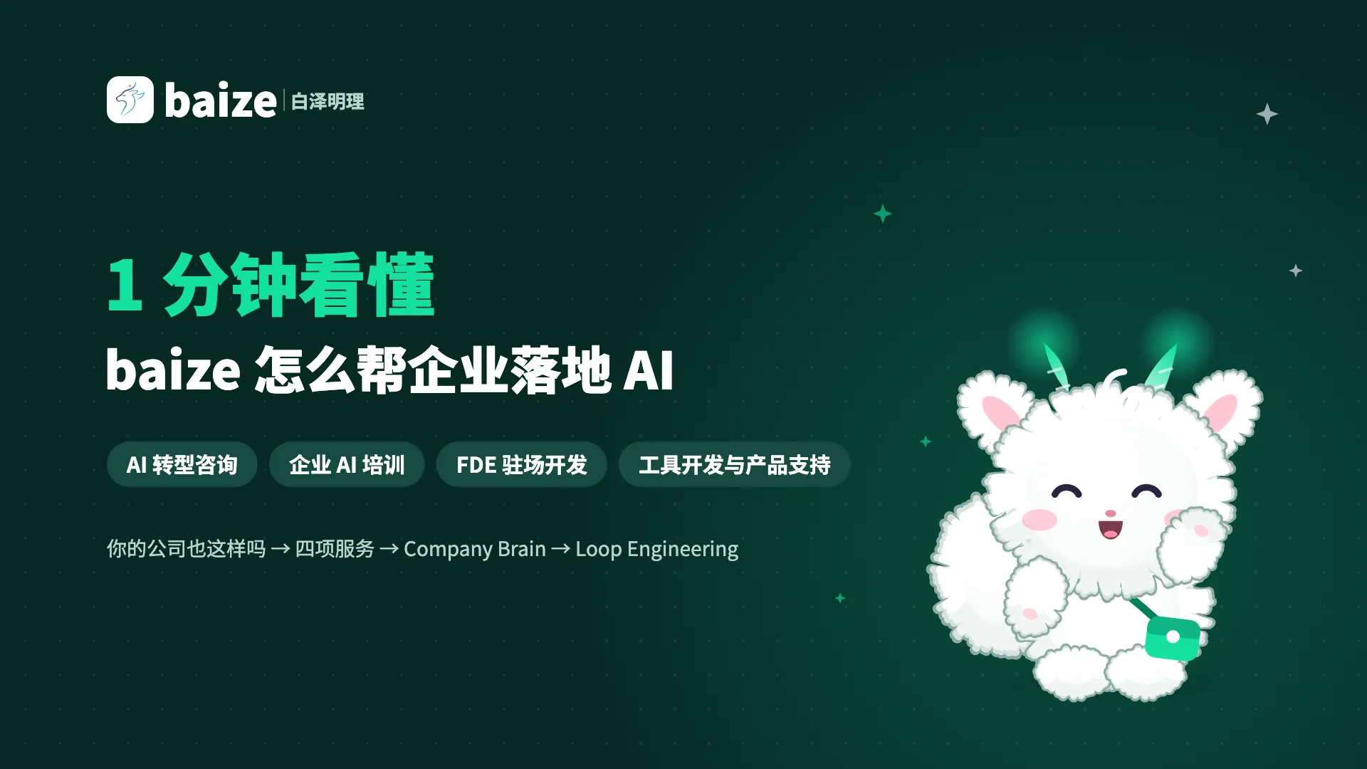 baize 白泽明理 1 分钟介绍视频封面